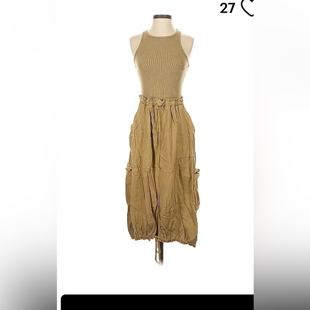 Anthropologie Daily Practice Gray parachute Dress